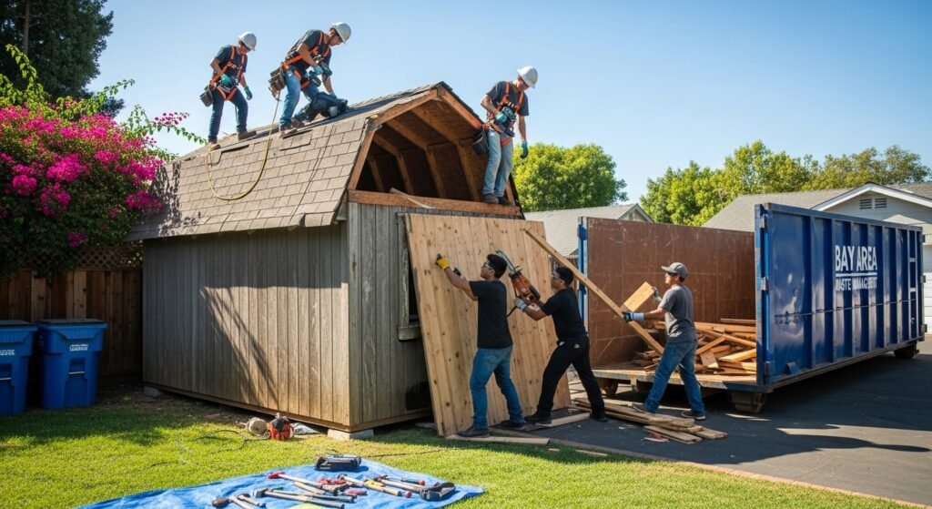 Professional Removal of the Sheds and Hot Tubs in Oakland for Homes and Yards