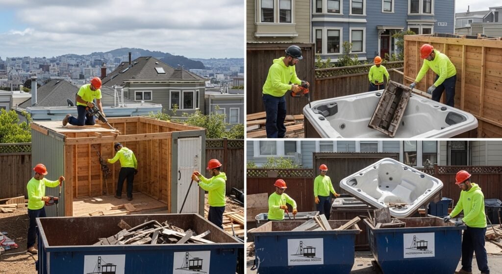 Professional Removal of Sheds and Hot Tubs in San Francisco