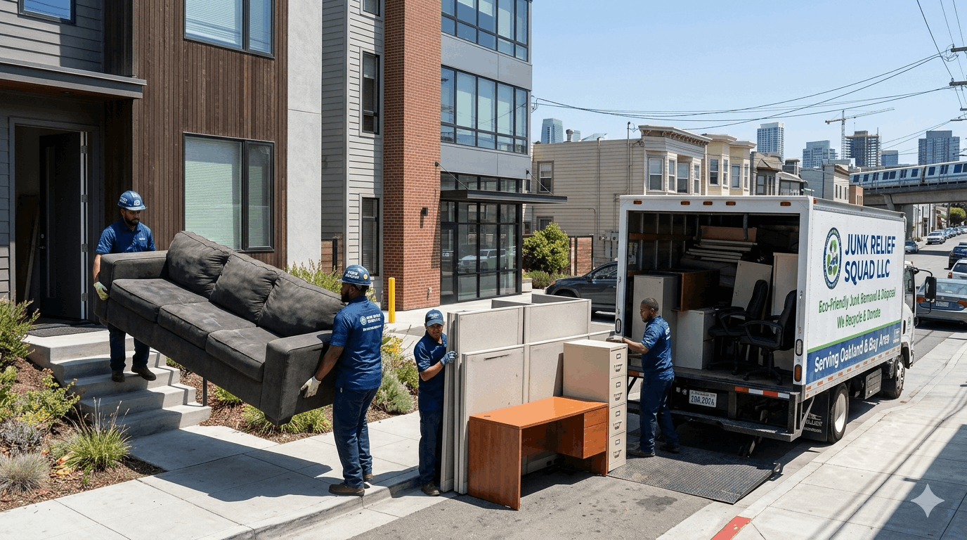 Why Junk Relief Squad LLC Is the Top Choice for Same Day Couch Removal and Office Furniture Disposal in Oakland CA