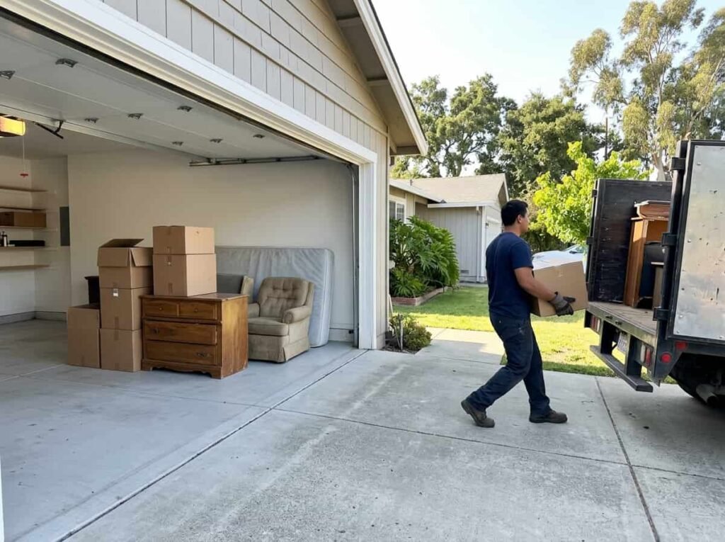 Crew loading Junk Oakland CA