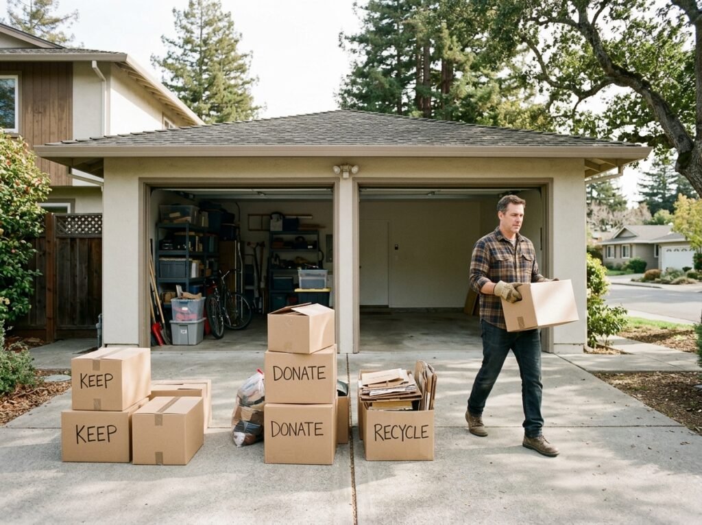 Homeowner-Organizing-Garage-Boxes